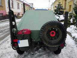M151 Mutt – Canvas all weather trail cover (windshield up)
